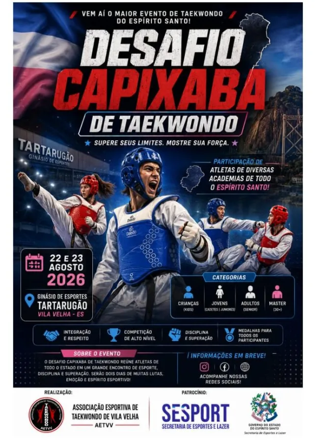Capa da galeria Desafio Capixaba de Taekwondo